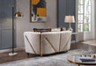 Galaxy Home Chanelle Loveseat in Cream - Vida Furniture (Laredo,TX)