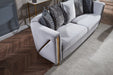 Galaxy Home Chanelle Loveseat in Gray - Vida Furniture (Laredo,TX)