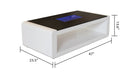 Galaxy Home Chelsea Coffee Table in White - Vida Furniture (Laredo,TX)