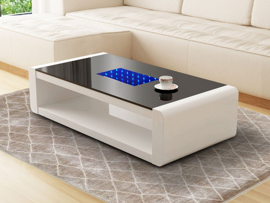 Galaxy Home Chelsea Coffee Table in White - Vida Furniture (Laredo,TX)
