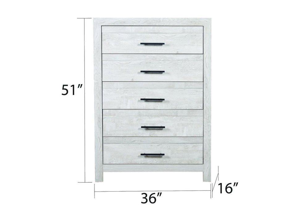 Galaxy Home Denver Chest in Rustic Oak - Vida Furniture (Laredo,TX)
