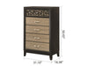 Galaxy Home Selena Chest in Black - Vida Furniture (Laredo,TX)