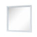 Elements International Catalina Youth Mirror in White - Vida Furniture (Laredo,TX)