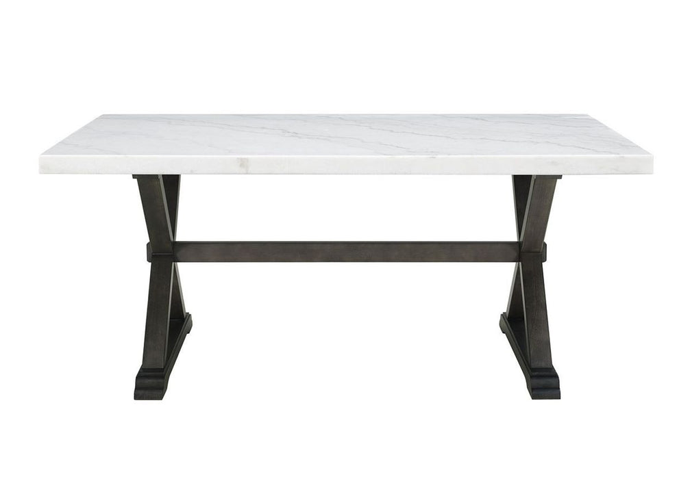 Elements International Lexi Dining Table in Espresso - Vida Furniture (Laredo,TX)