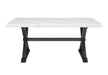 Elements International Lexi Dining Table in Espresso - Vida Furniture (Laredo,TX)
