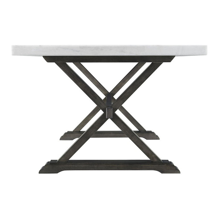 Elements International Lexi Dining Table in Espresso - Vida Furniture (Laredo,TX)