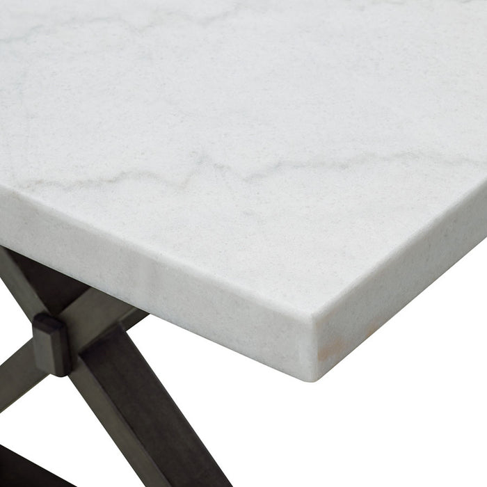 Elements International Lexi Dining Table in Espresso - Vida Furniture (Laredo,TX)