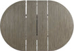 Elements International Collins Dining Table in Weathered Gray - Vida Furniture (Laredo,TX)