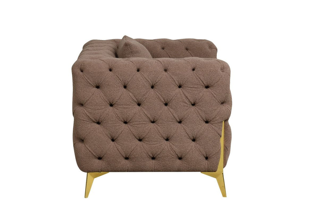 Galaxy Home Contempo Chair in Mocha - Vida Furniture (Laredo,TX)