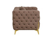Galaxy Home Contempo Chair in Mocha - Vida Furniture (Laredo,TX)