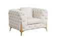 Galaxy Home Contempo Chair in Beige - Vida Furniture (Laredo,TX)