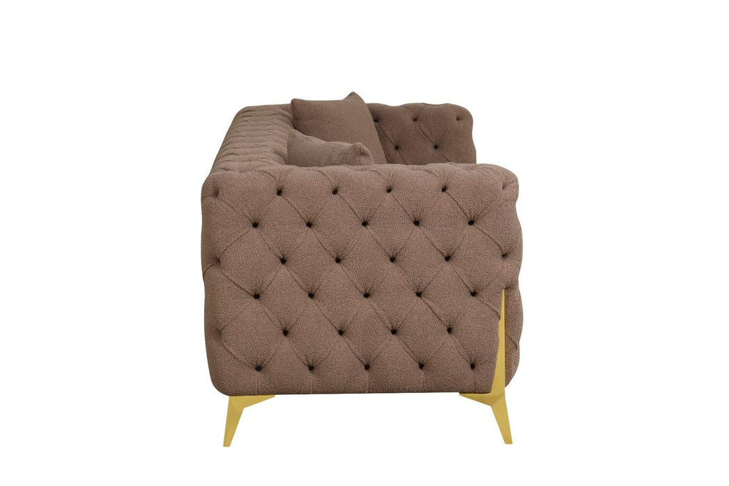 Galaxy Home Contempo Sofa in Mocha - Vida Furniture (Laredo,TX)