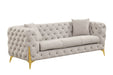 Galaxy Home Contempo Sofa in Grey - Vida Furniture (Laredo,TX)