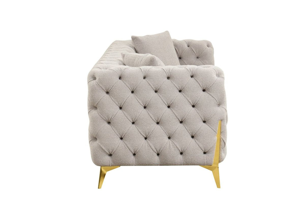 Galaxy Home Contempo Sofa in Grey - Vida Furniture (Laredo,TX)
