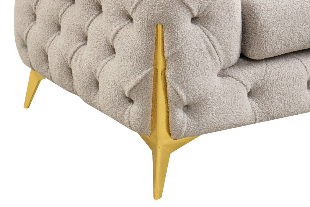 Galaxy Home Contempo Sofa in Grey - Vida Furniture (Laredo,TX)