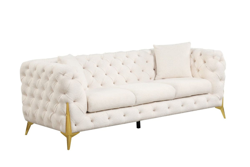 Galaxy Home Contempo Sofa in Beige - Vida Furniture (Laredo,TX)