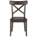 Elements International New Bedford Coronado Wooden Side Chair (Set of 2) in Dark Wood - Vida Furniture (Laredo,TX)