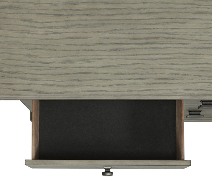 Elements International Crawford 5 Drawer Chest in Gray - Vida Furniture (Laredo,TX)