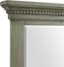 Elements International Crawford Queen Panel Bed in Gray - Vida Furniture (Laredo,TX)