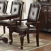 Crown Mark Kiera Dining Arm Chair in Warm Brown (Set of 2) 2150A - Vida Furniture (Laredo,TX)