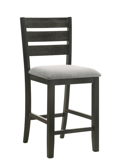 BARDSTOWN COUNTER CHAIR WHEAT CHARCOAL - Vida Furniture (Laredo,TX)