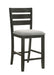 BARDSTOWN COUNTER CHAIR WHEAT CHARCOAL - Vida Furniture (Laredo,TX)