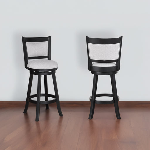 CECIL SWIVEL BAR STOOL DOVE K/D - Vida Furniture (Laredo,TX)