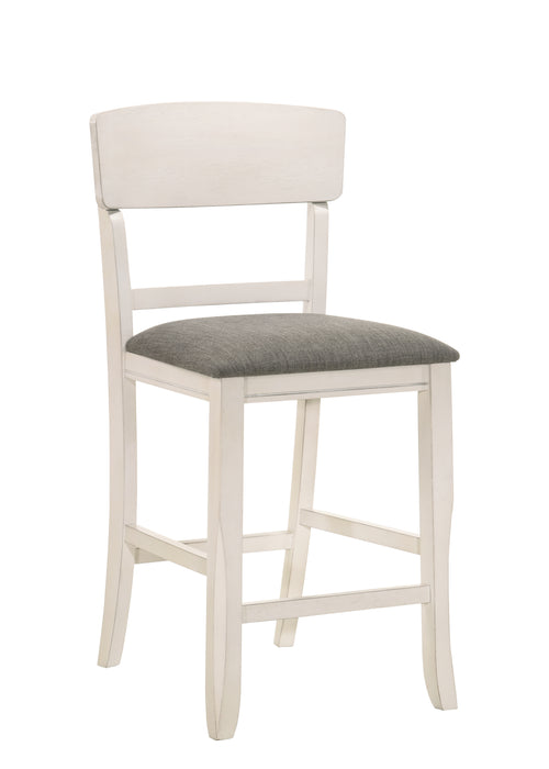 CONNER CHALK GREY COUNTER HEIGHT CHAIR - Vida Furniture (Laredo,TX)