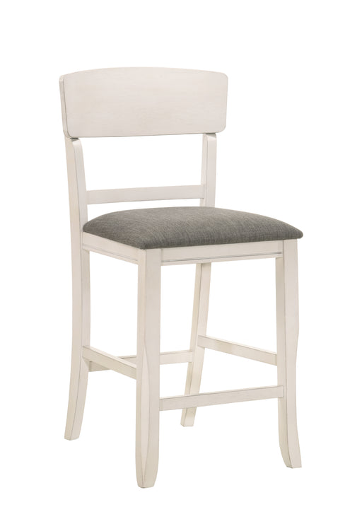 CONNER CHALK GREY COUNTER HEIGHT CHAIR - Vida Furniture (Laredo,TX)