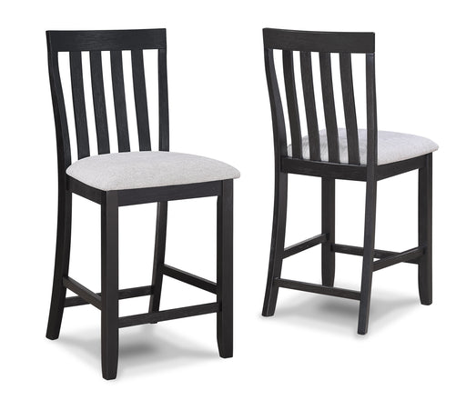 DELFIN COUNTER HEIGHT CHAIR-LIGHT GREY - Vida Furniture (Laredo,TX)