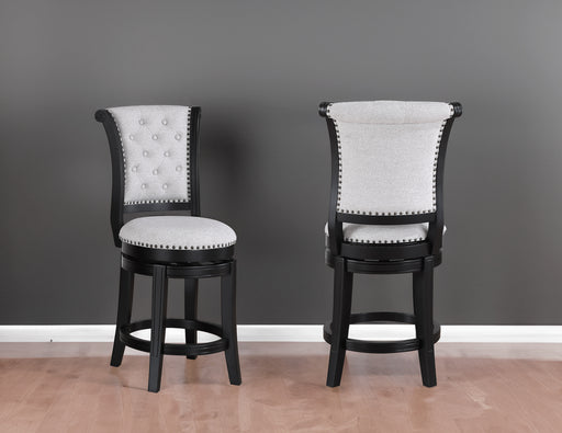 GRANVILLE SWIVEL PUB STOOL DOVE K/D - Vida Furniture (Laredo,TX)