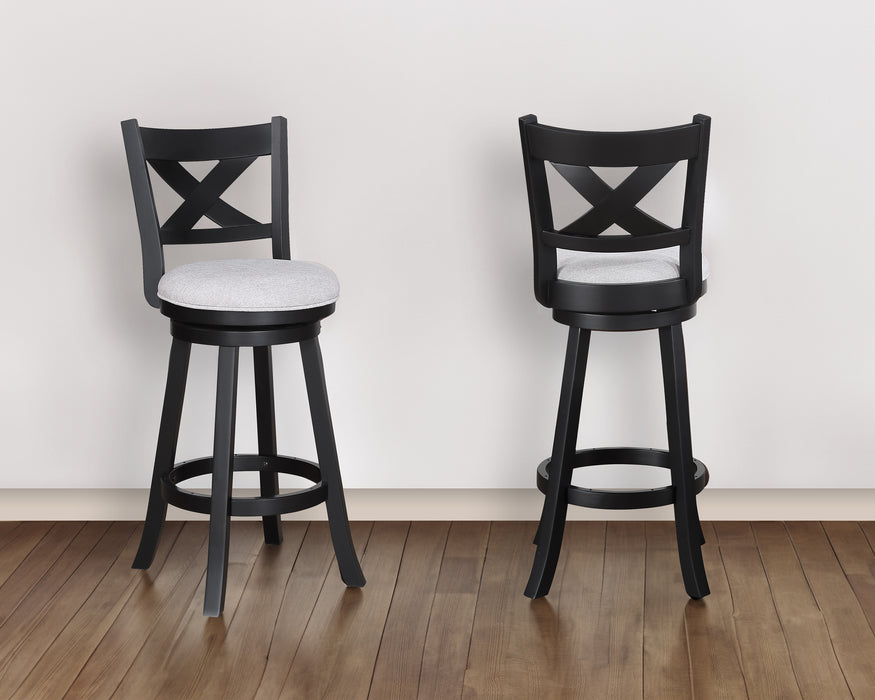 KIPPER SWIVEL BAR STOOL DOVE K/D - Vida Furniture (Laredo,TX)