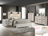 CARTER KG PLATFORM BED 1 BOX WHITE - Vida Furniture (Laredo,TX)