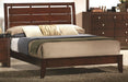 Crown Mark Furniture Evan Twin Bed in Warm Brown - Vida Furniture (Laredo,TX)