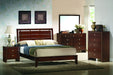 Crown Mark Furniture Evan Twin Bed in Warm Brown - Vida Furniture (Laredo,TX)