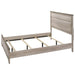 Crown Mark Patterson King Panel Bed in Driftwood Grey - Vida Furniture (Laredo,TX)