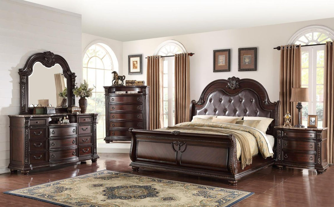 Crown Mark Stanley Queen Bed - Vida Furniture (Laredo,TX)