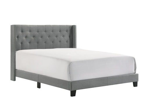 MAKAYLA QUEEN BED GREY - Vida Furniture (Laredo,TX)