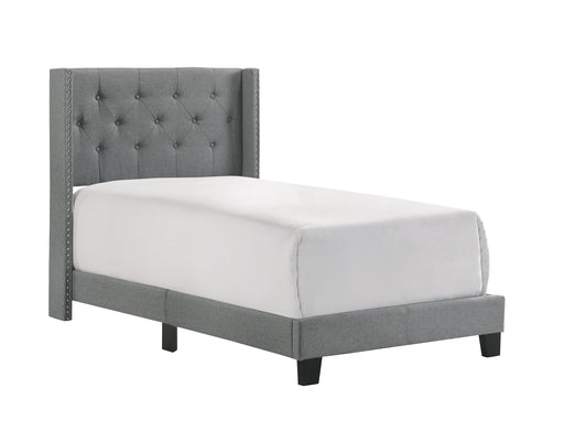 MAKAYLA TWIN BED GREY - Vida Furniture (Laredo,TX)