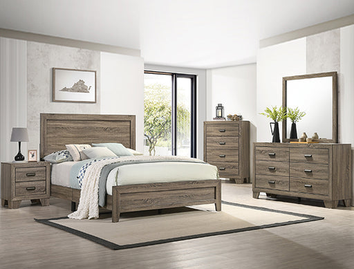 MILLIE KING BED IN ONE BOX-GREY - Vida Furniture (Laredo,TX)