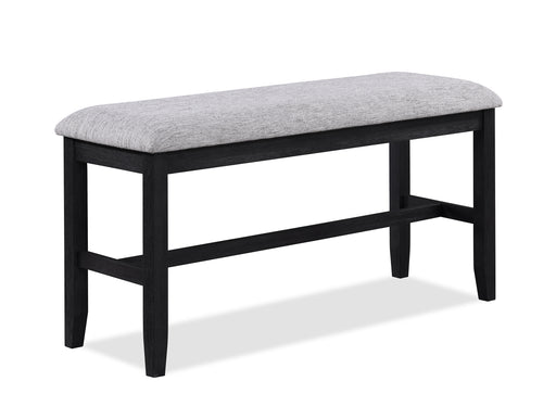 BUFORD CNTR HT BENCH LIGHT GREY - Vida Furniture (Laredo,TX)