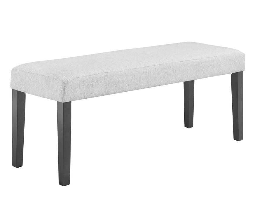 CAMELIA WHITE BENCH - Vida Furniture (Laredo,TX)