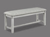 CLARA BENCH DRIFT WOOD COLOR - Vida Furniture (Laredo,TX)
