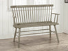 JERIMIAH SPINDLEBACK BENCH GREY - Vida Furniture (Laredo,TX)