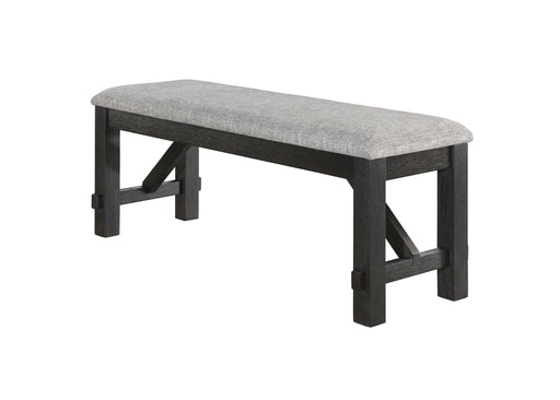 MARIBELLE BENCH WHEAT CHARCOAL - Vida Furniture (Laredo,TX)
