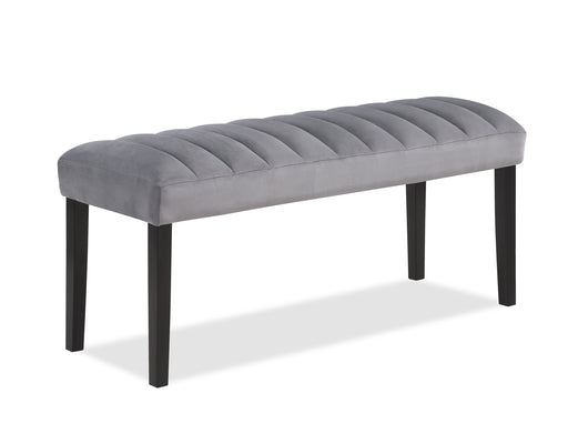 PASCAL LIGHT GRAY BENCH - Vida Furniture (Laredo,TX)