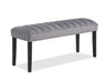PASCAL LIGHT GRAY BENCH - Vida Furniture (Laredo,TX)