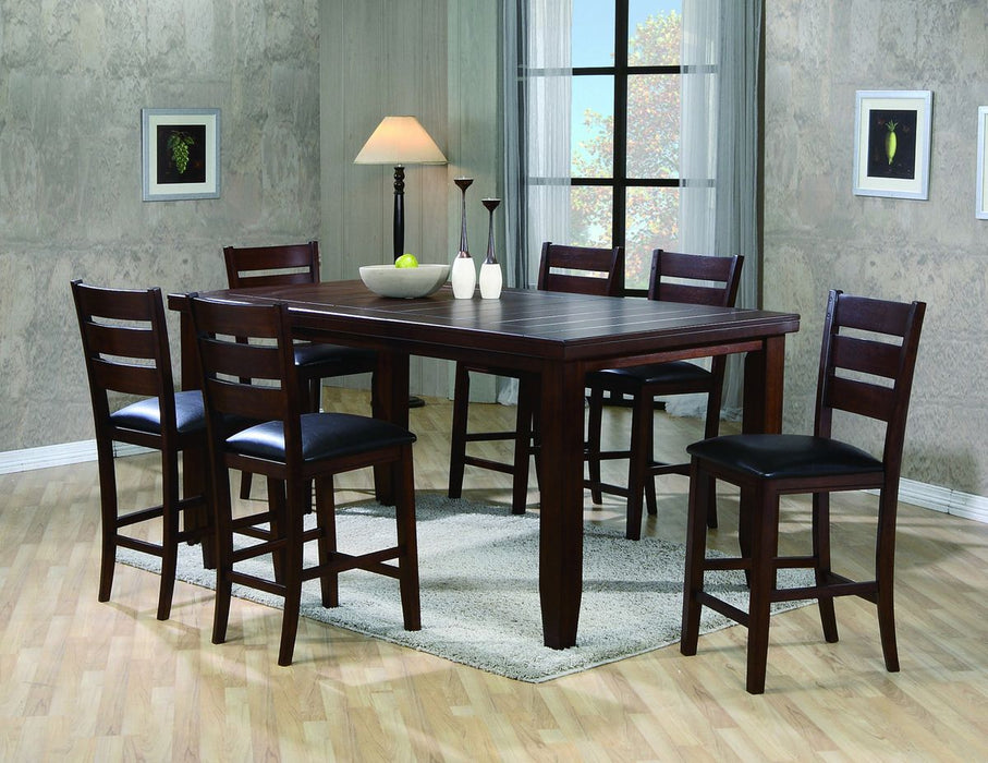 Crown Mark Bardstown Counter Height Chair in Espresso (Set of 2) 2752S-24 - Vida Furniture (Laredo,TX)