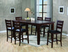 Crown Mark Bardstown Counter Height Chair in Espresso (Set of 2) 2752S-24 - Vida Furniture (Laredo,TX)