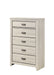 CARTER CHEST WHITE - Vida Furniture (Laredo,TX)